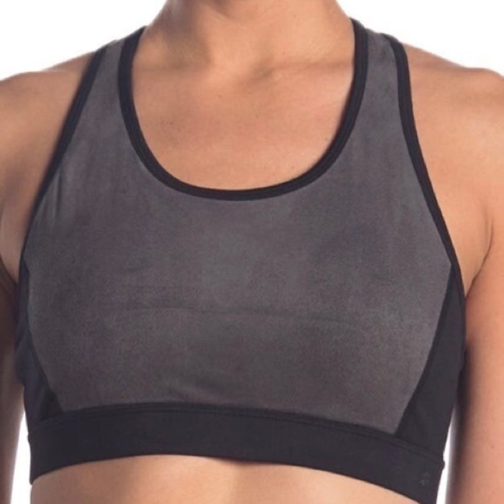 Splendid Racer Back - Black and Gray - Size Small